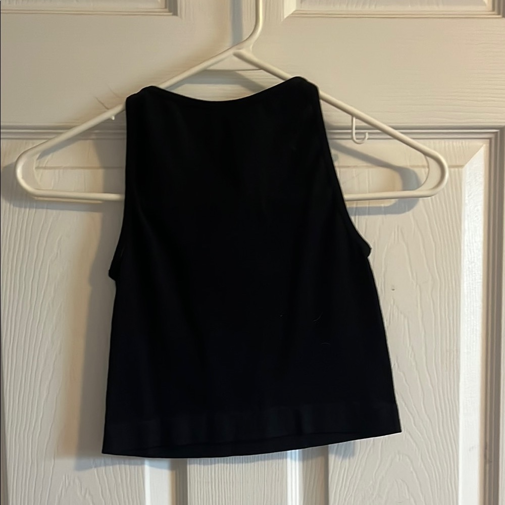 Black Sleeveless Women's Top